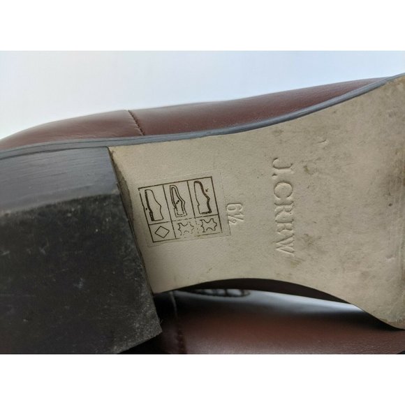 Womens J. Crew Chelsea‎ Ankle Boots Brown Leather 03002 6.5 - Picture 10 of 10